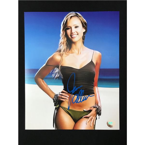 JESSICA ALBA SIGNED 8X10 - KB COA