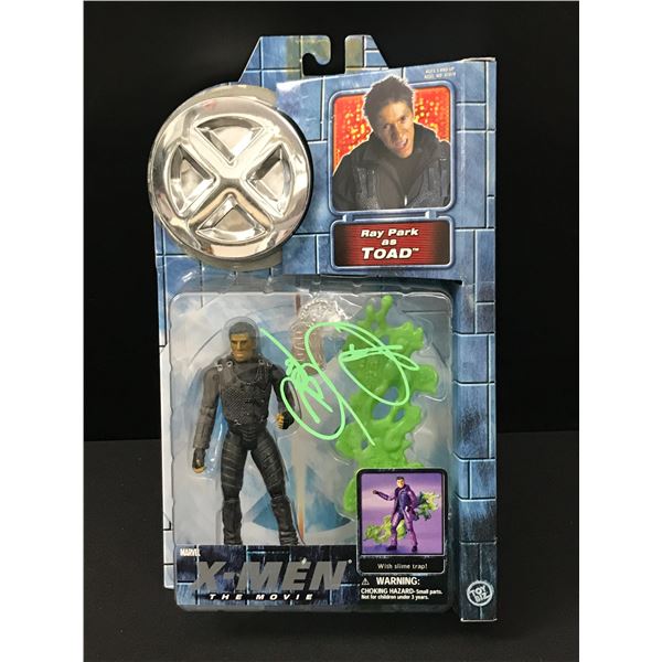 RAY PARKS SIGNED X-MEN TOAD ACTION FIGURE - BECKETT AND WWOC COA