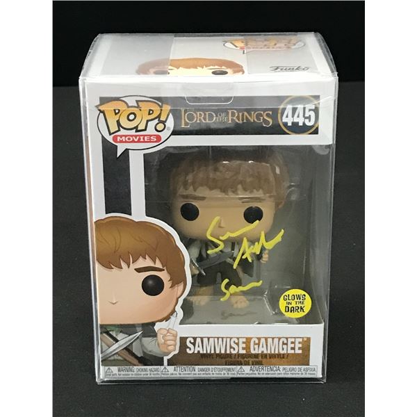 SEAN ASTIN SIGNED SAMWISE GAMGEE FUNKO POP - PSA AND WWOC COA
