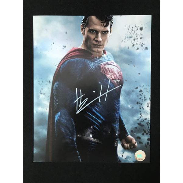 HENRY CAVILL SIGNED SUPERMAN 8X10 - KB COA