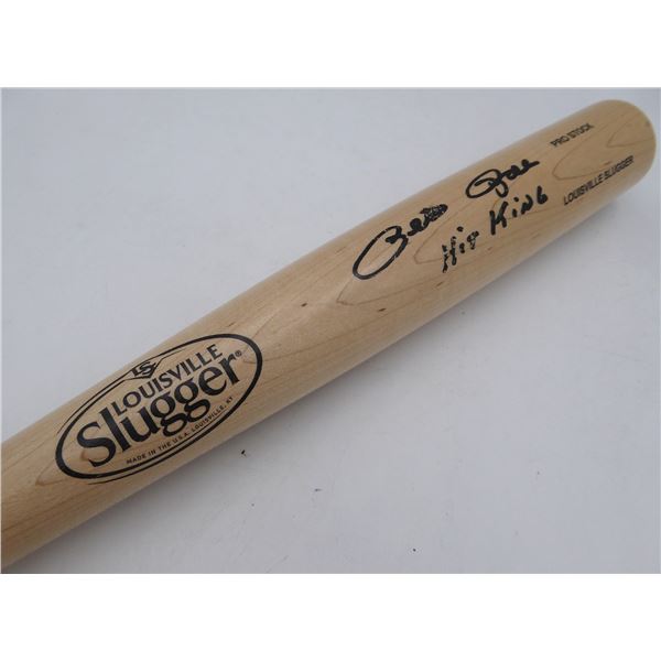 PETE ROSE SIGNED `HIT KING` BASEBALL BAT BECKETT COA