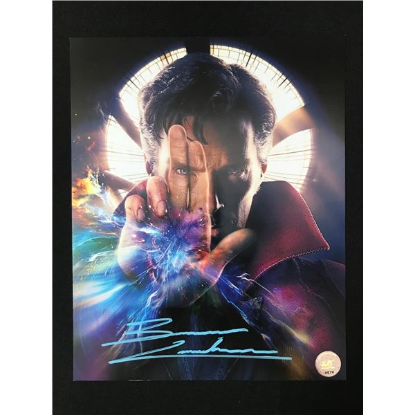 BENEDICT CUMBERBATCH SIGNED DOCTOR STRANGE 8X10 - KB COA