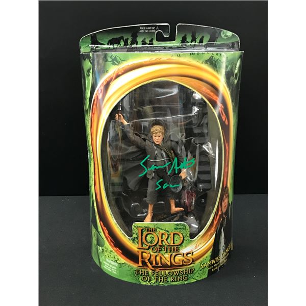 SEAN ASTIN SIGNED TOY FIGURE PSA AND WWOC COA
