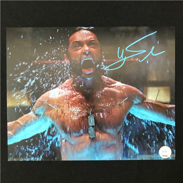 HUGH JACKMAN SIGNED WOLVERINE 8X10 - KB COA