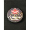 Image 1 : CONNOR MCDAVID SIGNED 4 NATIONS PUCK GCG HOLO