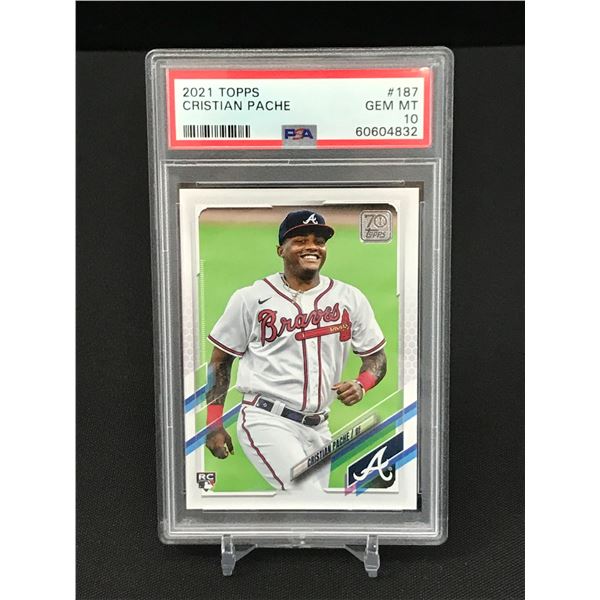 2021 TOPP CRISTIAN PACHE TRADING CARD - PSA GRADE 10