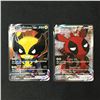 Image 1 : LOT OF 2 POKEMON WOLVERINE AND DEADPOOL CARDS
