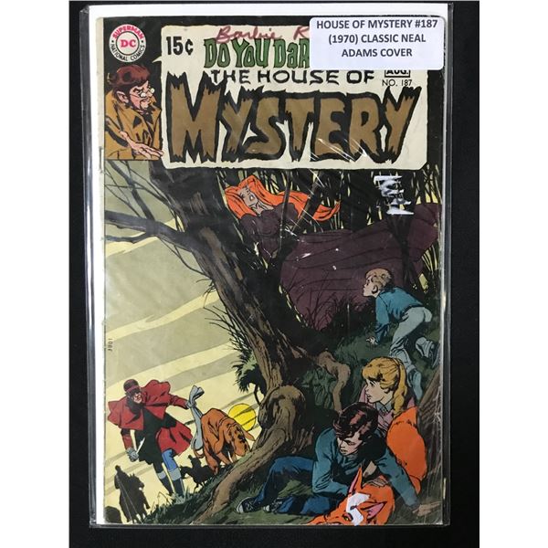 DC COMICS NO.187 HOUSE OF MYSTERY