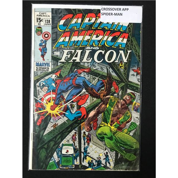 MARVEL COMICS NO.138 CAPTAIN AMERICA AND THE FALCON