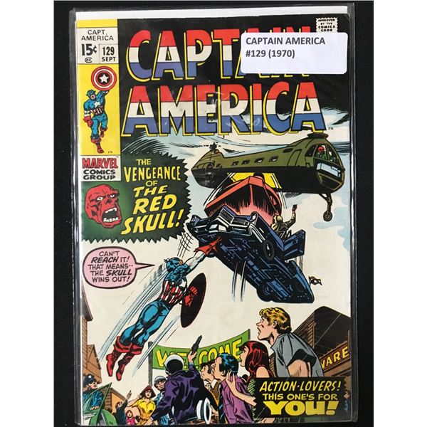 MARVEL COMICS NO.129 CAPTAIN AMERICA