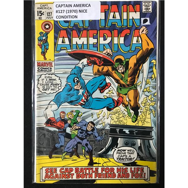 MARVEL COMICS NO.127 CAPTAIN AMERICA