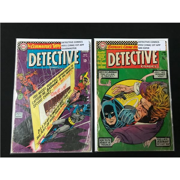 LOT OF 2 DETECTIVE COMICS (DC COMICS)