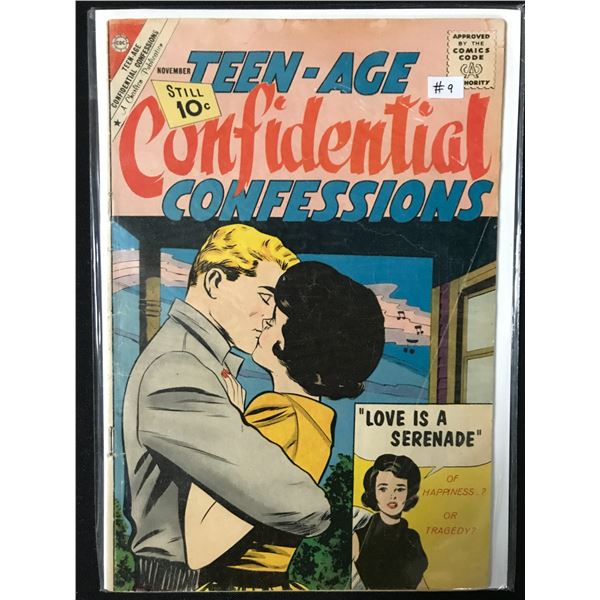 CDC COMICS NO.9 TEEN-AGE CONFIDENTIAL CONFESSIONS