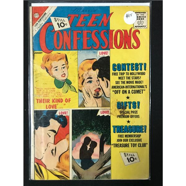 CDC COMICS NO.15 TEEN CONFESSIONS