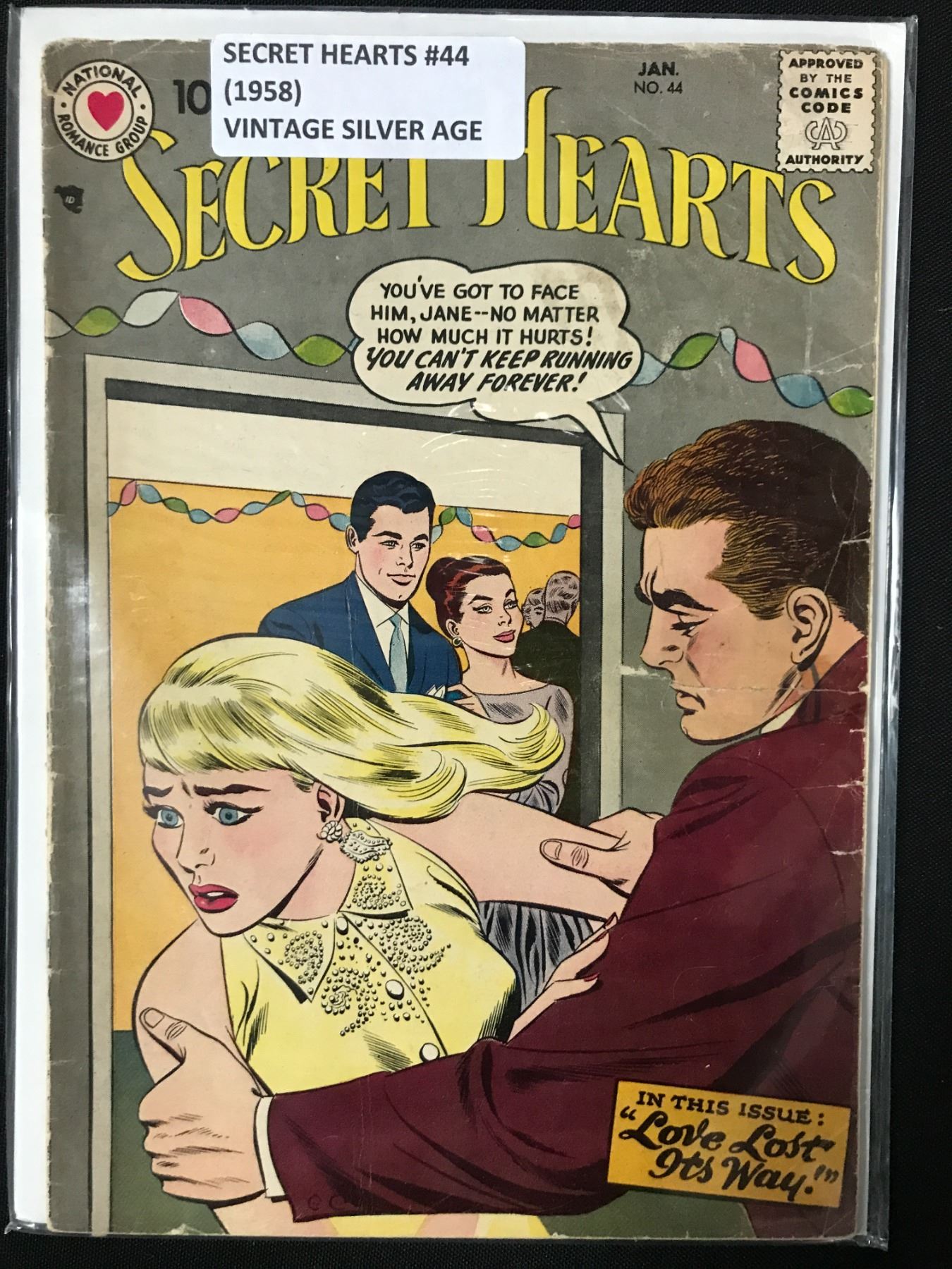 CDC COMICS NO.44 SECRET HEARTS