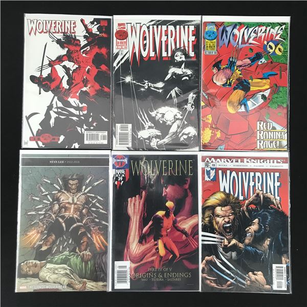 LOT OF 6 WOLVERINE COMICS (MARVEL COMICS)