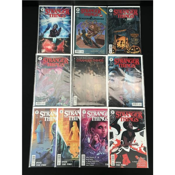 LOT OF 10 STRANGER THINGS COMICS (DARK HORSE COMICS)