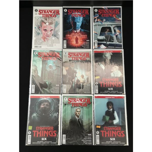 LOT OF 9 STRANGER THINGS COMICS (DARK HORSE COMICS)
