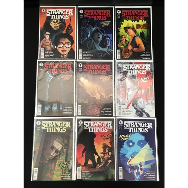 LOT OF 9 STRANGER THINGS COMICS (DARK HORSE COMICS)