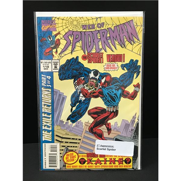 MARVEL COMICS NO.119 WEB OF SPIDERMAN