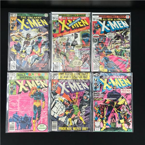 LOT OF 6 X-MEN COMICS (MARVEL COMICS)