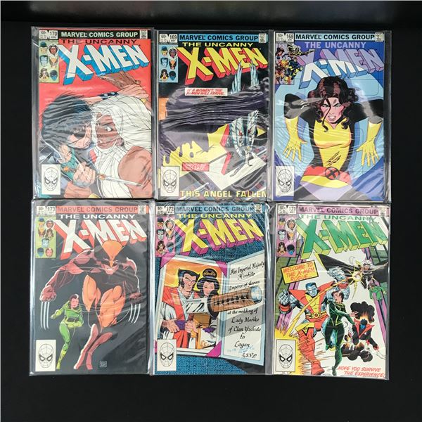 LOT OF 6 X-MEN COMICS (MARVEL COMICS)