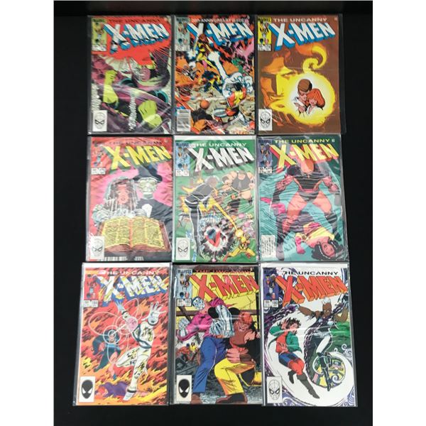 LOT OF 9 X-MEN COMICS (MARVEL COMICS)