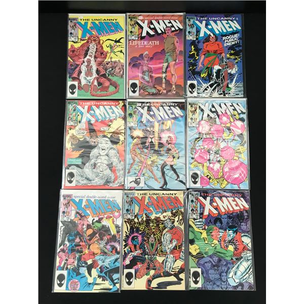 LOT OF 9 X-MEN COMICS (MARVEL COMICS)
