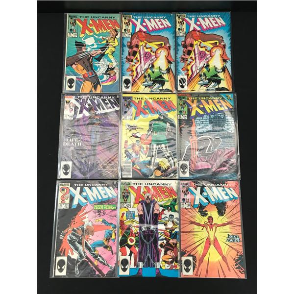 LOT OF 9 X-MEN COMICS (MARVEL COMICS)