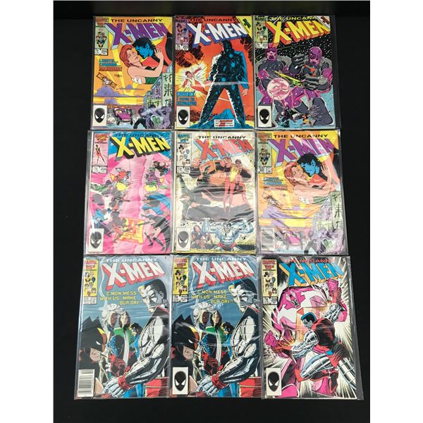 LOT OF 9 X-MEN COMICS (MARVEL COMICS)
