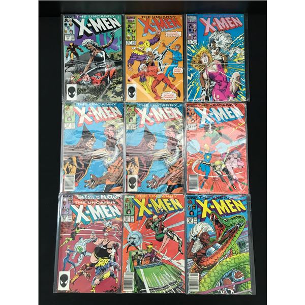 LOT OF 9 X-MEN COMICS (MARVEL COMICS)