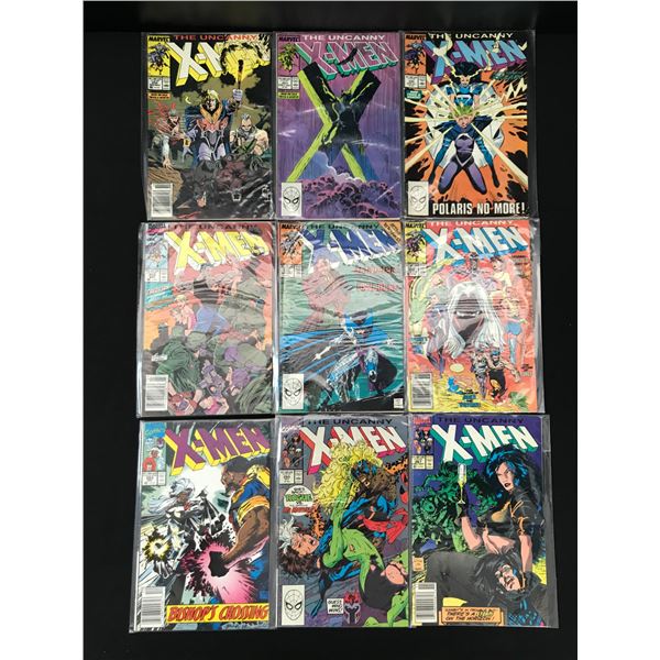 LOT OF 9 X-MEN COMICS (MARVEL COMICS)