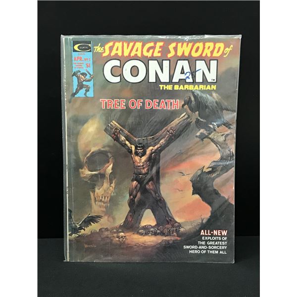 CURTIS COMICS NO.5 THE SAVAGE SWORD OF CONAN