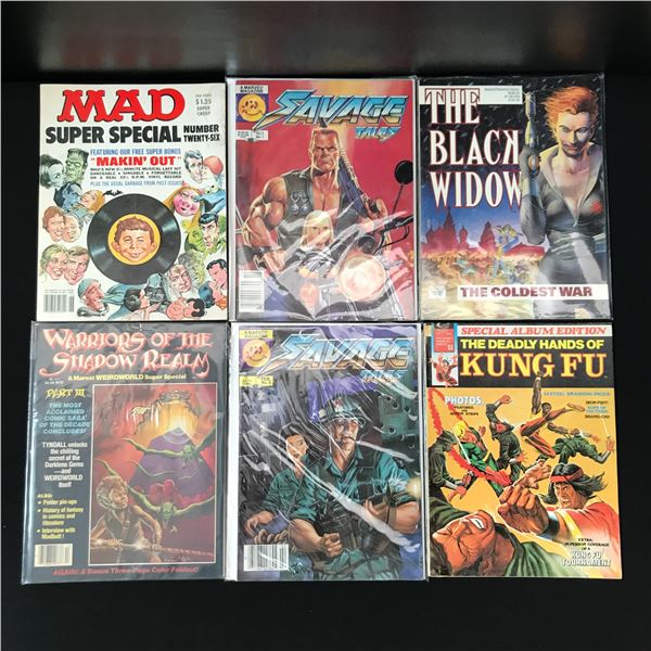LOT OF 6 COMICS VARIOUS TITLES