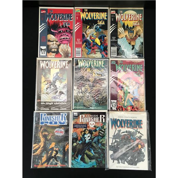 LOT OF 9 COMICS VARIOUS TITLES