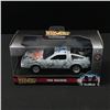 Image 1 : MICHAEL J FOX AND CHRISTOPHER LLOYD SIGNED DIE CAST BACK TO THE FUTURE CAR WWOC COA