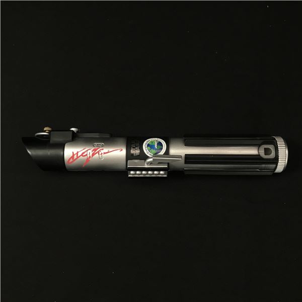 HAYDEN CHRISTENSEN SIGNED LIGHT SABER WWOC COA