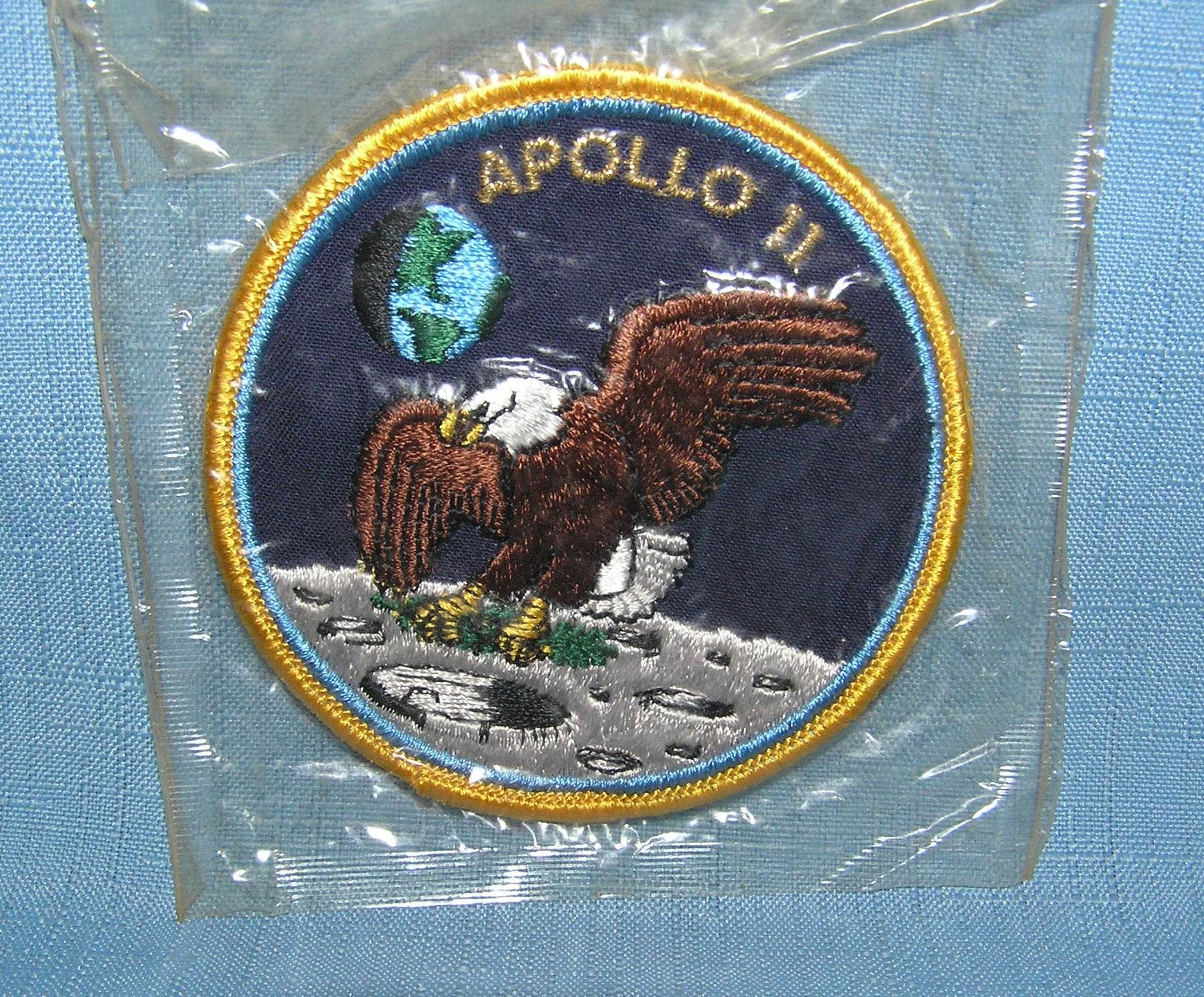 Large Apollo Program Patch Rare original large Apollo 11 moon landing patch