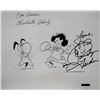 Image 1 : Peanuts signed cartoon still