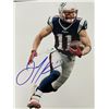 Image 1 : New England Patriots Julian Edelman signed photo