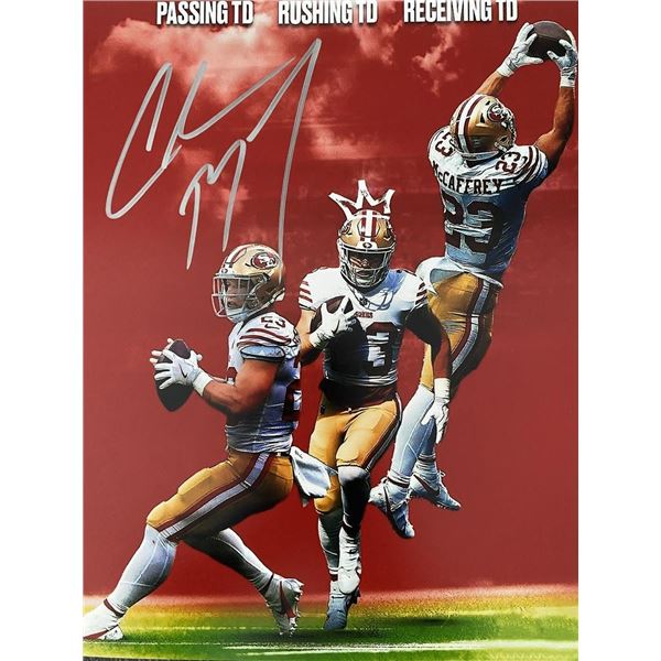 San Francisco 49ers Christian McCaffrey signed photo