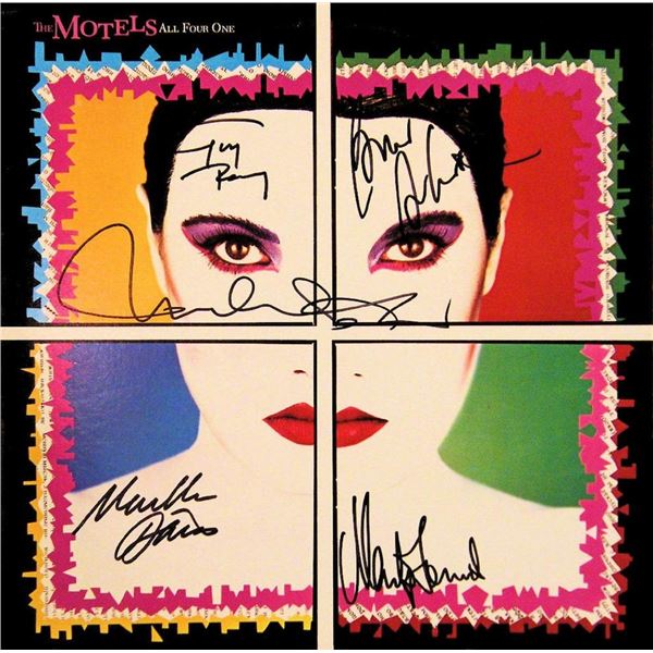 The Motels signed All Four One album