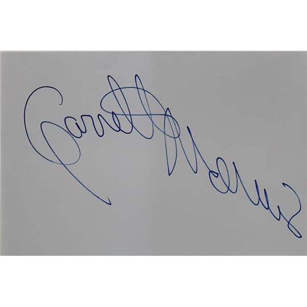 Saturday Night Lives Ladies Man Garrett Morris original signature cut