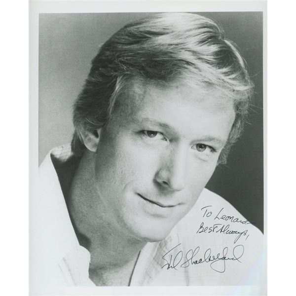 Dallas Ted Shackelford signed photo