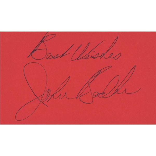 Saturday Night Fever Director John Badham signature