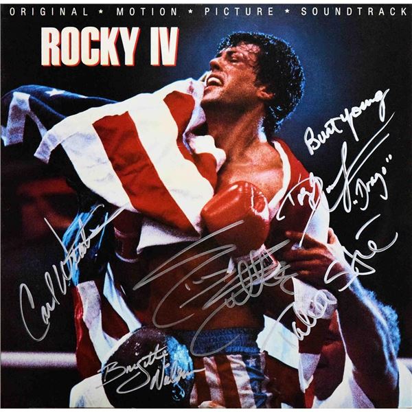 Rocky IV_x000d_ Soundtrack signed album