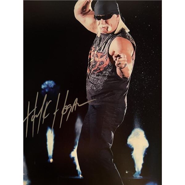 WWF Hulk Hogan signed photo