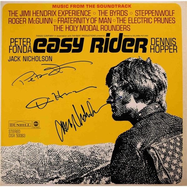Easy Rider signed Original Motion Picture Soundtrack album