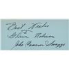Image 1 : The Boston Strangler John Cameron Swayze signed note