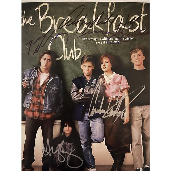 Breakfast Club cast signed photo